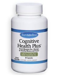 Cognitive Health Plus 30c by EuroMedica--NEW