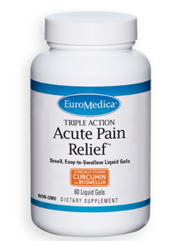 Acute Pain Relief 60gels by EuroMedica--NEW