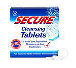 Secure  Anti-Plaque Cleaning Denture Tablets
