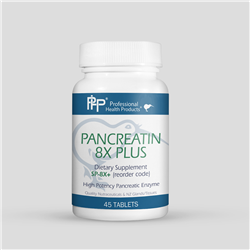 Pancreatin 8x plus 45 tablets by Professional Health Products