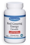 Red Ginseng Energy Chewable 30chew tabs by EuroMedica